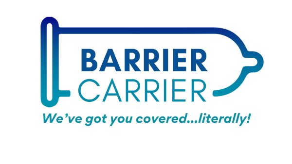 Barrier Carrier graphic with text: We've got you covered...literally!