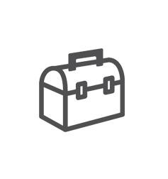 Outline of a lunchbox
