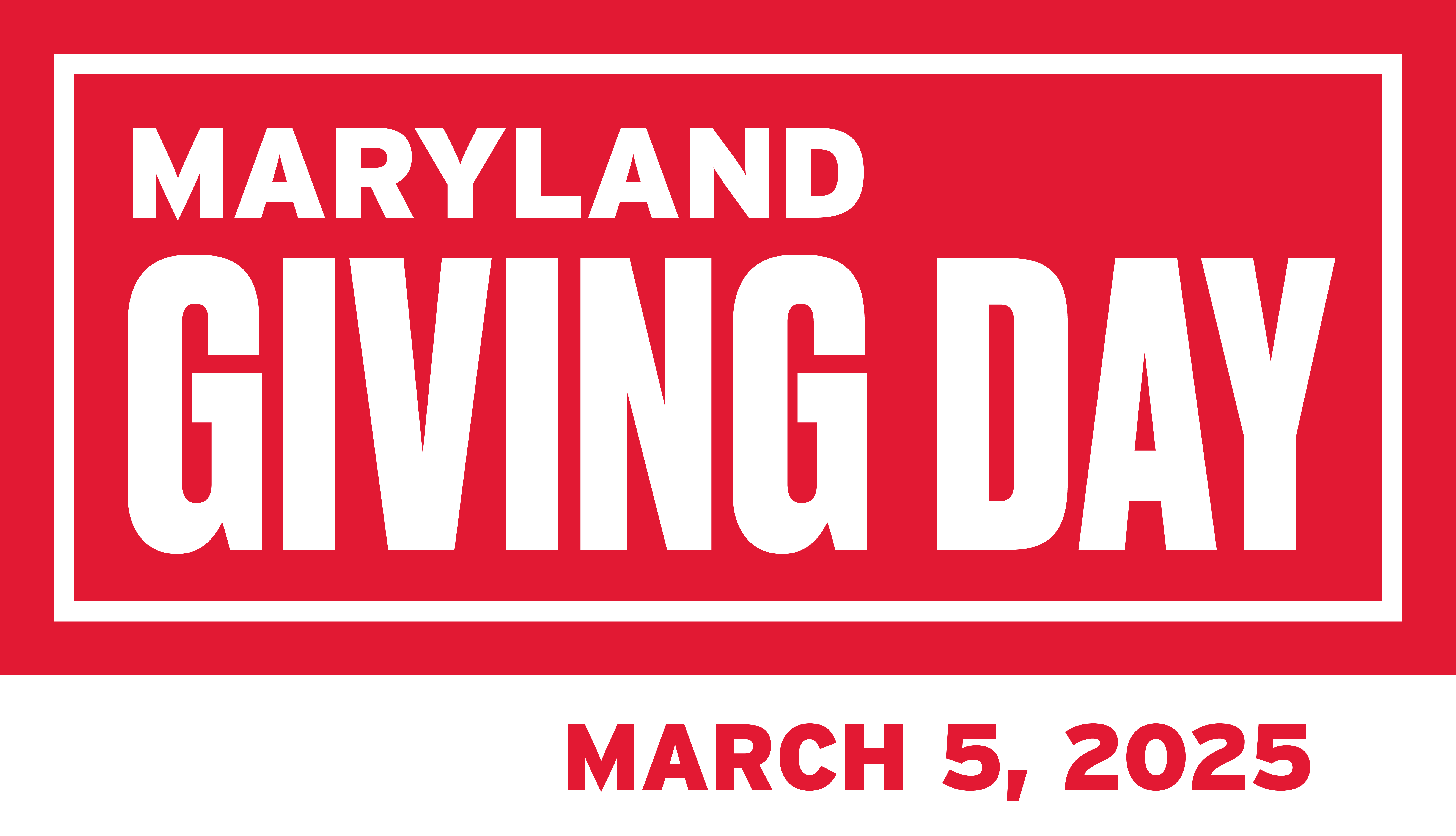 Giving Day March 5th, 2025 Graphic