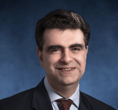 Portrait of Spyridon (Spiro) Marinopoulos, M.D., M.B.A., F.A.C.P.