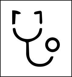 icon of a stethascope